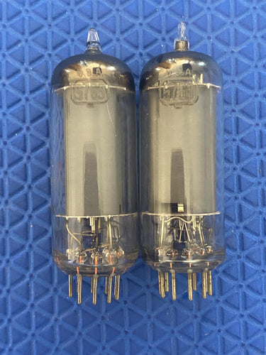 Matched Pair RCA 5763 Vacuum Tubes Valves