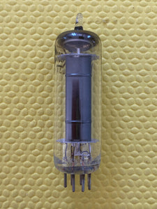 Tung-Sol 50C5 Vacuum Tube Valve Shiny Black Plates 2 Horizontal Ribs O Getters