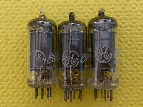 3 General Electric GE 6BD6 Vacuum Tubes Valves NOS NIB Lot Of Three