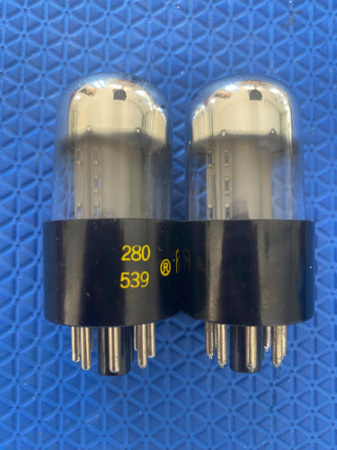 Matched Pair Sylvania 6SL7 6SL7GT Vacuum Tubes Valves NOS NIB Phono Preamp Grade