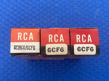 Load image into Gallery viewer, 3 RCA 6CB6 6CB6A 6CF6 Vacuum Tubes NOS NIB Lot Of Three
