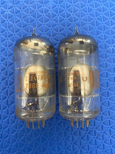Matched Pair RCA 12HG7 12BY7 Vacuum Tubes Valves