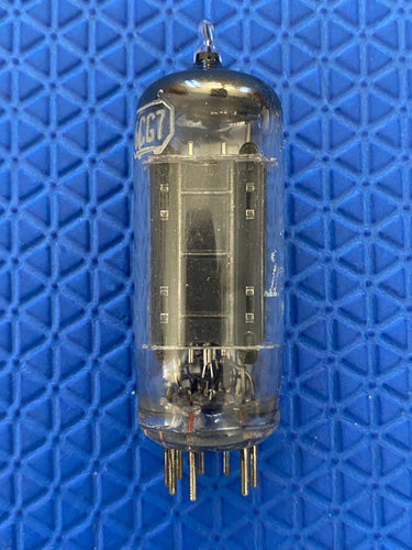 RCA Black Plate 6CG7 6FQ7 Vacuum Tube Valve With Shields NOS NIB