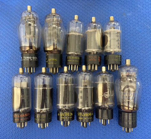 11 American-Made 6CD6G 6CD6GA Vacuum Tubes Valves NOS NIB / NOS-Testing Lot Of Eleven