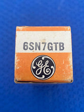 Load image into Gallery viewer, Matched Pair General Electric GE 6SN7 6SN7GTB Vacuum Tubes Valves Copper Support Rods NOS NIB
