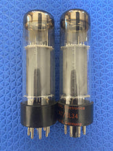 Load image into Gallery viewer, Matched Pair RFT Siemens Telefunken EL34 6CA7 Vacuum Tubes Valves NOS-Testing
