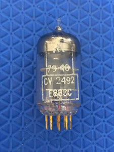 OTK Electro-Harmonix CV2492 6DJ8 E88CC Gold Pin Low Noise Saucer Getter Vacuum Tube Valve For Your Schiit