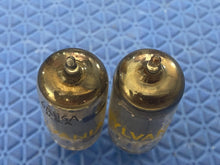 Load image into Gallery viewer, Matched Pair Sylvania 6AU6 6AU6A Vacuum Tubes
