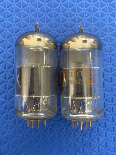 Matched Pair RCA 12HG7 12BY7 Vacuum Tubes Valves