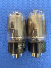 Load image into Gallery viewer, Matched Pair General Electric GE 6L6 6L6GC Vacuum Tubes Valves
