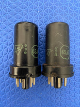 Load image into Gallery viewer, Matched Pair Sylvania 6SJ7 6J8P Vacuum Tubes NOS-Testing
