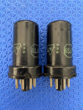 Load image into Gallery viewer, Matched Pair Sylvania 6SJ7 6J8P Vacuum Tubes Valves NOS-Testing
