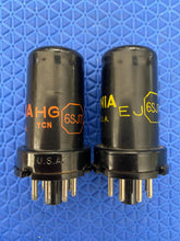 Load image into Gallery viewer, Matched Pair Sylvania 6SJ7 6J8P Vacuum Tubes Valves NOS-Testing
