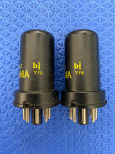 Load image into Gallery viewer, Matched Pair Sylvania 6SJ7 6J8P Vacuum Tubes Valves NOS-Testing

