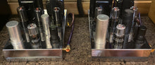 Load image into Gallery viewer, Matched Pair General Electric GE 6SN7 6SN7GTB Vacuum Tubes Valves Copper Support Rods NOS NIB
