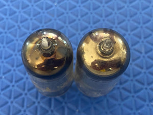 Matched Pair Sylvania 6AU6 Vacuum Tubes Valves