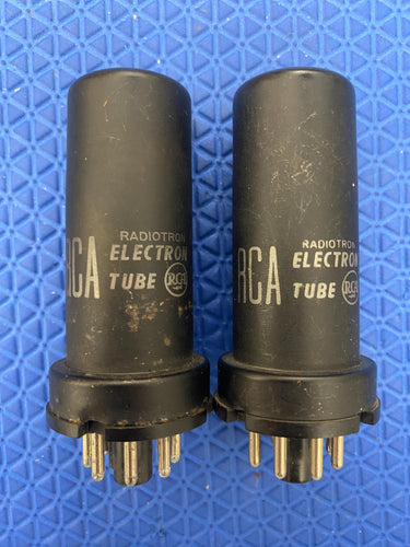 2 RCA 6AG7 Vacuum Tubes Valves Lot Of Two