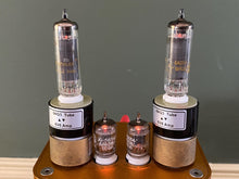 Load image into Gallery viewer, Matched Pair Westinghouse Japan 6AQ5 6AQ5A Vacuum Tubes Valves NOS NIB
