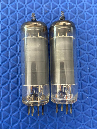 Matched Pair Matsushita 6AQ5 6AQ5A Vacuum Tubes Valves NOS-Testing