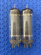 Load image into Gallery viewer, Matched Pair General Electric GE 6AQ5 6AQ5A Vacuum Tubes Valves NOS-Testing
