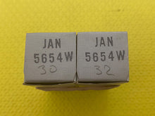 Load image into Gallery viewer, Matched Pair General Electric 5654 JAN-5654W 6AK5 6J1 6J2 Milspec Industrial Vacuum Tubes Valves NOS NIB
