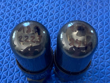 Load image into Gallery viewer, Matched Pair National Union JAN-CNU-6V6-GT VT107A 6V6 6V6GT Vacuum Tubes Milspec Gray Glass
