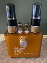 Load image into Gallery viewer, Matched Pair Sylvania 6V6 6V6GT Gray And Silver Bottle Silver Top Vacuum Tubes Valves NOS-Testing
