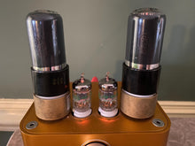 Load image into Gallery viewer, Matched Pair Sylvania 6V6 6V6GT Gray And Silver Bottle Silver Top Vacuum Tubes Valves NOS-Testing

