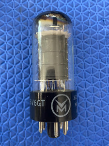 Tung-Sol 6V6 6V6GT Black Plate Vacuum Tube Valve Clear Glass For Your Univalve