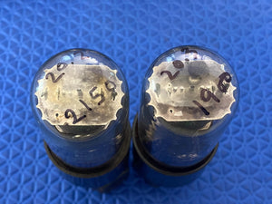 Matched Pair RCA 6V6 6V6GTA Vacuum Tubes Valves