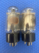 Load image into Gallery viewer, Matched Pair General Electric GE 6L6 6L6GC Vacuum Tubes Valves
