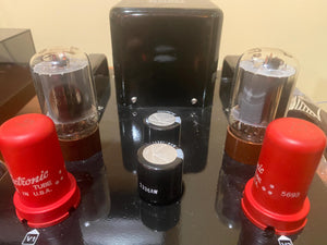 Pair General Electric GE Canada 5881 6L6 Vacuum Tubes Valves