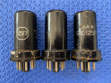 Load image into Gallery viewer, 3 US-Made 12SF7 Vacuum Tubes Valves Lot Of Three Trio
