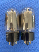 Load image into Gallery viewer, Matched Pair General Electric GE 6L6 6L6GC Vacuum Tubes Valves
