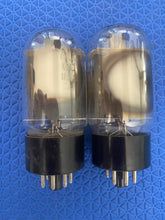 Load image into Gallery viewer, Matched Pair General Electric GE 6L6 6L6GC Vacuum Tubes Valves
