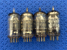 Load image into Gallery viewer, Matched Quad Philips Miniwatt PCF80 9U8 Vacuum Tubes

