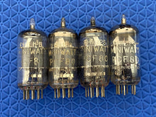Load image into Gallery viewer, Matched Quad Philips Miniwatt PCF80 9U8 Vacuum Tubes
