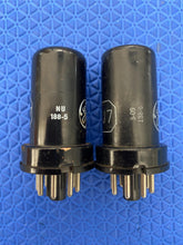 Load image into Gallery viewer, Matched Pair General Electric GE 6SJ7 6J8P Vacuum Tubes NOS-Testing
