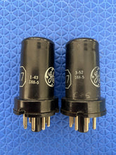 Load image into Gallery viewer, Matched Pair General Electric GE 6SJ7 6J8P Vacuum Tubes
