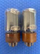 Load image into Gallery viewer, Matched Pair Tung-Sol 6AR6 6AR6WA Milspec Industrial Vacuum Tubes Valves NOS-Testing
