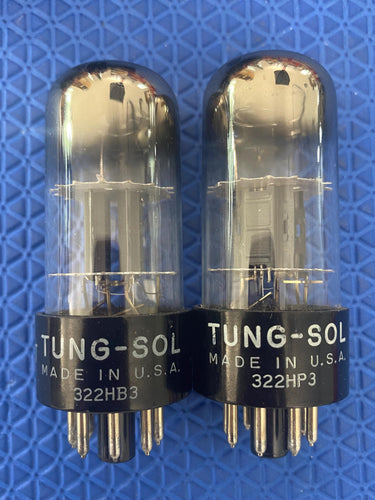 Matched Pair Tung-Sol 12SL7 12SL7GT Vacuum Tubes Valves NOS NIB