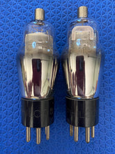 Load image into Gallery viewer, Matched Pair Philco Number Type 78 #78 Vacuum Tubes Valves Engraved Hot-Stamped Base Mesh Plate
