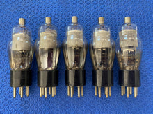 Load image into Gallery viewer, 5 Sylvania Number Type 78 #78 Vacuum Tubes Engraved Hot-Stamped Base Mesh Plate Lot Of Five

