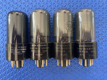 Load image into Gallery viewer, 4 Emerson 50L6 50L6GT Vacuum Tubes Black / Gray Glass Lot Of Four
