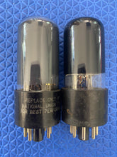 Load image into Gallery viewer, 2 National Union NU 50L6 50L6GT Vacuum Tubes Valves Lot Of Two
