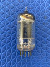 Load image into Gallery viewer, RCA 12AU7 12AU7A ECC82 Vacuum Tube Valve NOS-Testing Black Plate Slant D Getter For Your Univalve Or Bottlehead
