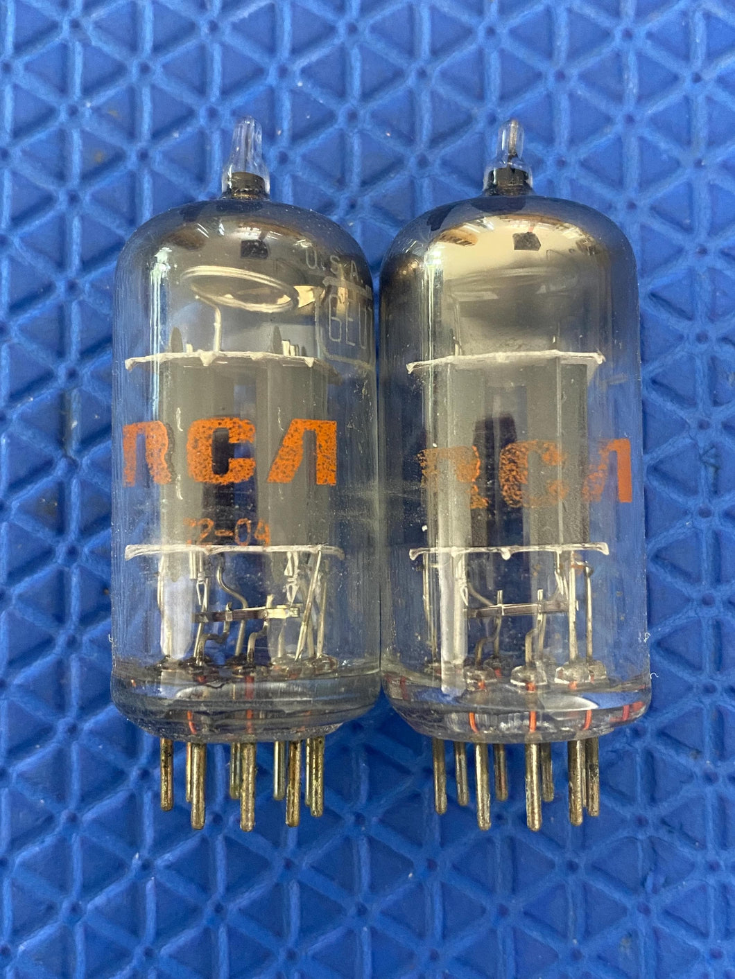 Matched Pair RCA 6EU7 Vacuum Tubes Valves NOS NIB