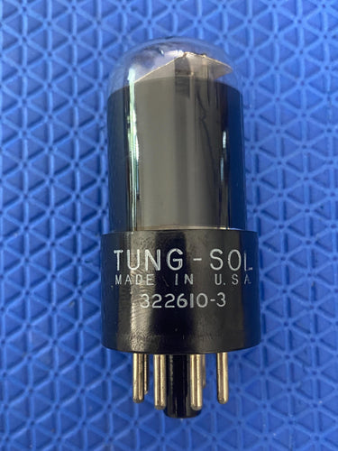 Tung-Sol Round Plate Black Glass 12SL7 12SL7GT Vacuum Tube Valve