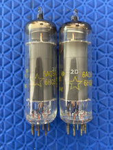 Load image into Gallery viewer, Matched Pair Westinghouse Japan 6AQ5 6AQ5A Vacuum Tubes Valves NOS NIB
