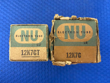 Load image into Gallery viewer, 2 National Union NU 12K7 12K7G 12K7GT Vacuum Tubes Valves NOS NIB Lot Of Two
